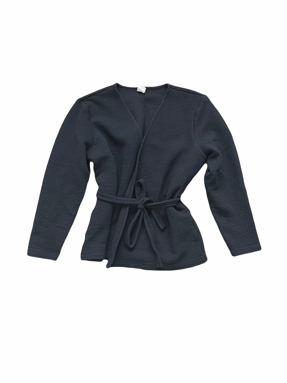 Lolë Cali Wrap-Front Ribbed Knit Jacket